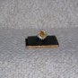 GORGEOUS .925 Sterling Silver Oval Amber GEMSTONE Ring Size 8