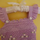 Purple Cotton Gingham Dress