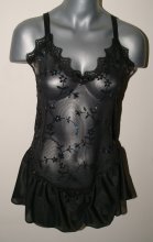 Plus Size 4X Glitter Focked Baby Doll