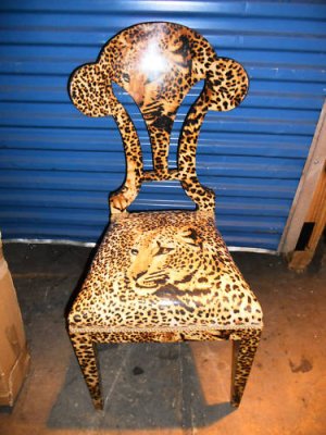 Two Leopard Chairs