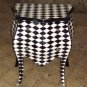 Checkered Chest Table Unique