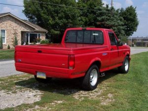 1993 Ford lightning rolled rear pan #3