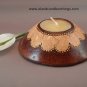 TERRACOTTA CANDLE CONE SHAPE BROWN