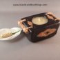 TERRACOTTA CANDLE RECTANGULAR BLACK