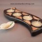 TERRACOTTA CANDLE "S" SHAPE BLACK