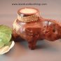 TERRACOTTA CANDLE ELEPHANT