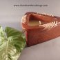 TERRACOTTA CANDLE TRIANGLE BROWN
