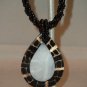 TIGER BLACK SHELL NECKLACE
