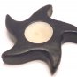 TERRACOTTA CANDLE STAR FISH BLACK