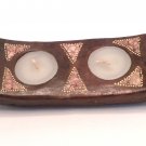 TERRACOTTA CANDLE RECTANGULAR DAYBED BROWN