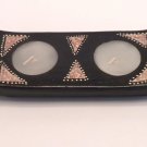 TERRACOTTA CANDLE RECTANGULAR DAYBED BLACK