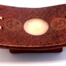 TERRACOTTA CANDLE RECTANGULAR BASE