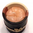 TERRACOTTA CANDLE FLOWER 3