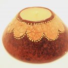 TERRACOTTA CANDLE CONE SHAPE BROWN