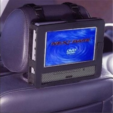 Car headrest mount for 7" normal portable DVD player