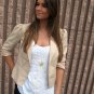 Hanging On: Silver Hanger Necklace in Sunburst Yellow
