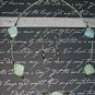 Sea Green Quartz Necklace Earrings Set