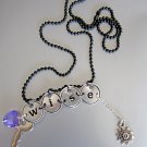 Express Yourself! A Word to the Wise Necklace