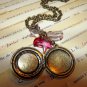 Victorian-inspired Locket Charm Necklace