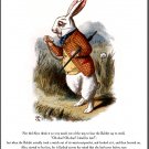 Alice in Wonderland: Down the Rabbit Hole Oval Keyhole Necklace