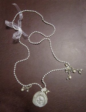 Sealed with Love: Fleur-de-Lis Wax Seal Necklace