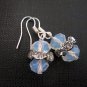 Moonstone Crystal Drop Earrings
