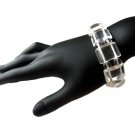 Ice, Ice, Baby! Clear Translucent Square Glass Bead Bracelet