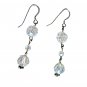 Sparkle & Shine: Swarovski .925 Sterling Silver White Opal Earrings