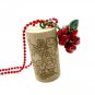 Put a Cork in It! Wine Country Pendant in Merlot Red