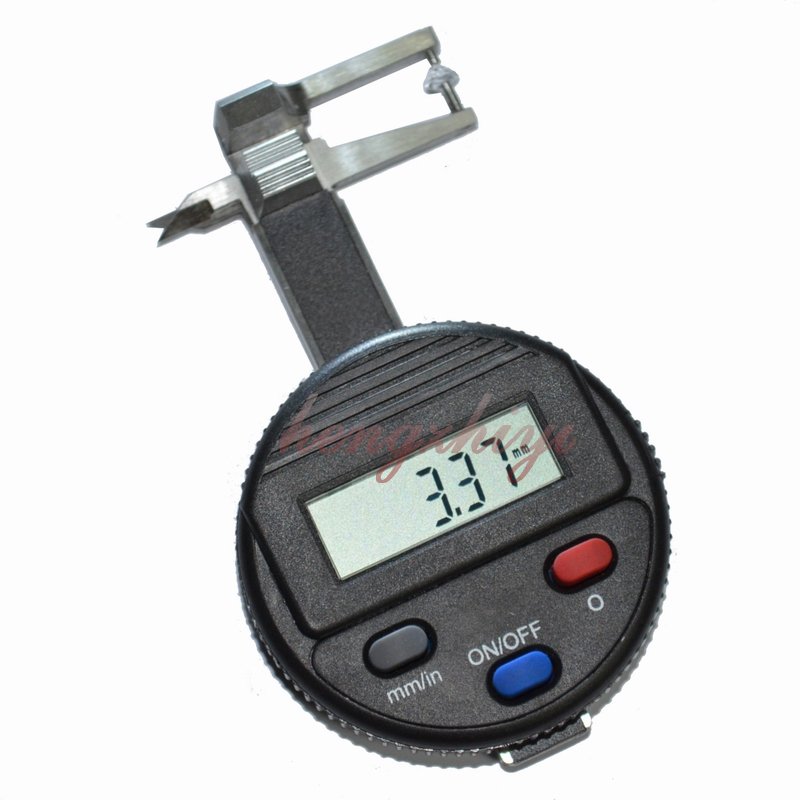 0-25mm Electronic Pocket Jewel Gem Thickness Gauge w 0.01mm Reading Beads Tools, Free Shipping