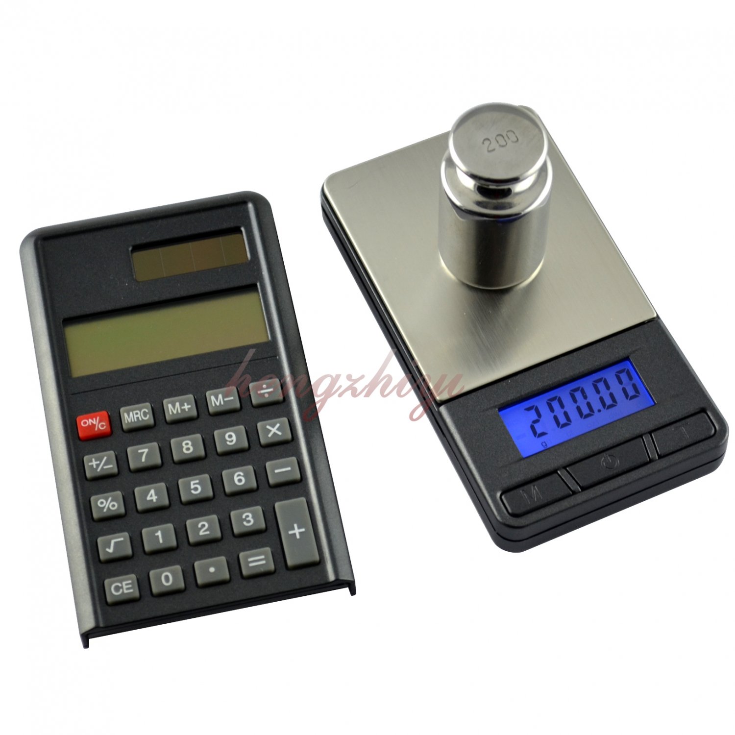 Digital Precision 200g x 0.01g Pocket Jewelry Carat Scale Balance w Calculator, Free Shipping