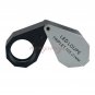 10X Diamond Gem Loupe w Six LED Light + 21mm Achromatic Aplanatic Len + Leather Case, Free Shipping