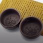 Handmade 2PCS 70ml Chinese Yixing Zisha Unglazed Clay Tea Cup Pottery Tea Cup, Free Shipping