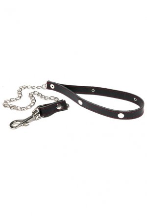 Floggers & Paddles &acirc;�&ordm; Leather & Chain Leash EP009