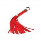 Floggers & Paddles › Red Suede Leather Whip EP017