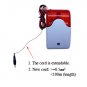 Wired Siren w/ Red Flashing Strobe Hardwire Wire Horn 110dB JD-002