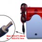 Wired Siren w/ Red Flashing Strobe Hardwire Wire Horn 110dB JD-002