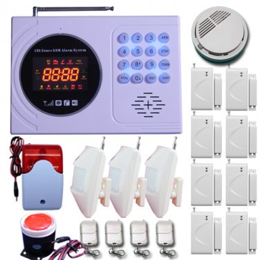 Quad-band Wireless Home Alarm System w/ Auto Dialer Home Security System Burglar