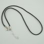 Black Wax Cord Necklace FREE with Pendant