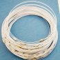 White Cable Choker with Screw Head Barrel Clasp 18”