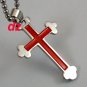 Men’s 316L Stainless Steel Cross pendant necklace.