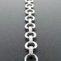 Men's Stainless Steel Round Link Chain Bracelet