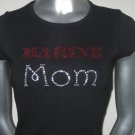 Marine Mom Rhinestone Tshirt