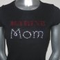 Marine Mom Rhinestone Tshirt