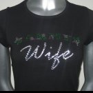 Army Wife Rhinestone Tshirt