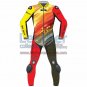 Abstract Race Leather Riding Suit