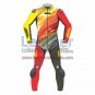 Abstract Race Leather Riding Suit