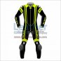 Alpha Neon Leather Motorbike Suit