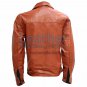Aviator Movie Tan Biker Leather Jacket