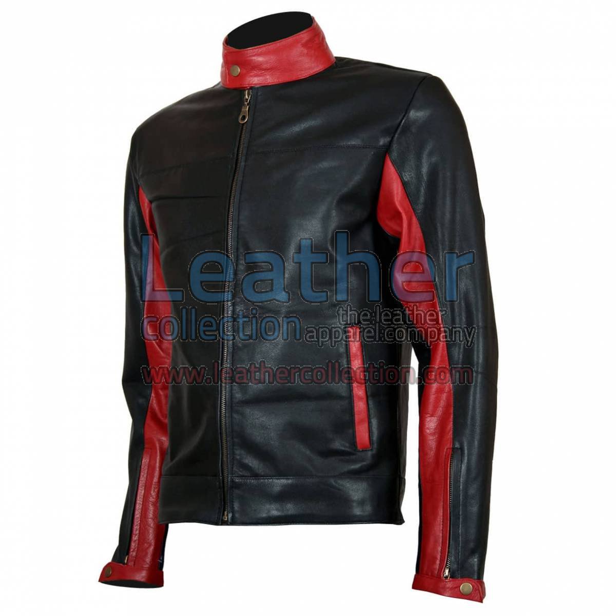 Batman Biker Black Leather Jacket